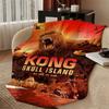 movie K-King Kong-g Throw Warm Soft Flannel Blanket, Multi-use for Sofa Bed Camping Travel Nap
