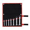 TONE Oscillating Ratchet Box Wrench Set RMF700 Black 7 Items Contents