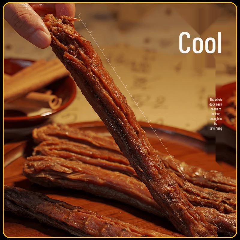 Jiujiuya Hand-shredded Duck Neck Classic BBQ Flavor