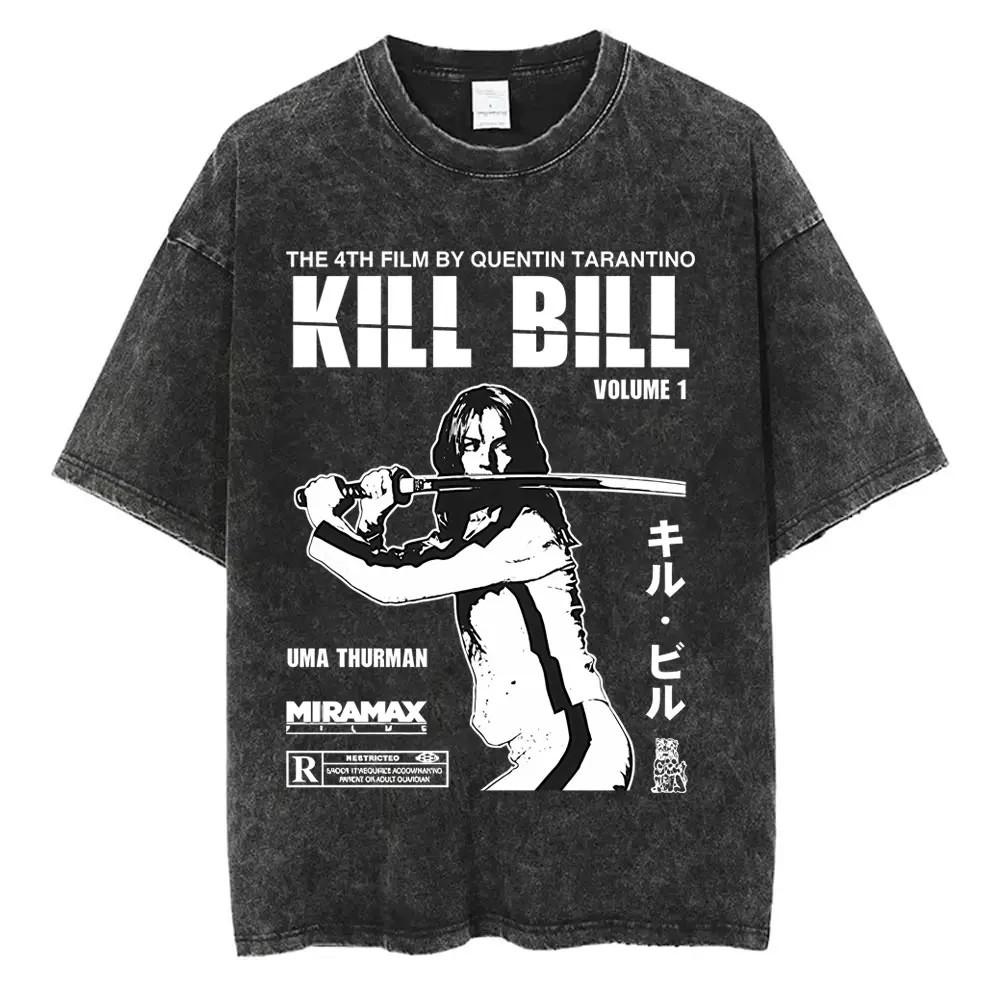 Kill Bill TShirt Graphic Print Unisex Cotton Action Movie Quentin Tarantino Tee