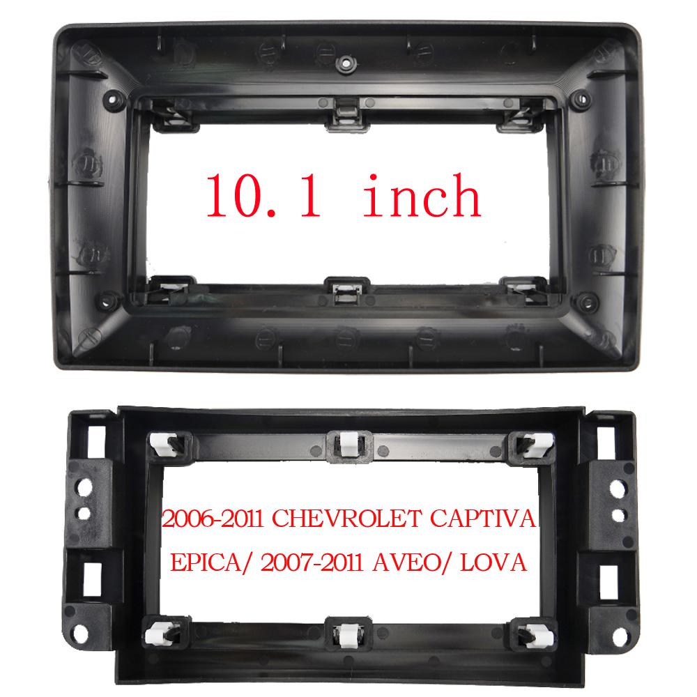 9/10 inch Car Frame Fascia Adapter Android Radio Dash Fitting Panel Kit For Chevrolet Captiva Lova Epica 2006-2011