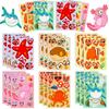 6 Packs Of Marine Creatures Cartoon Face-Changing Stickers Children'S Toys Elementary School Students Cartoon Cute Diy Puzzle