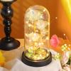 Светящийся LED Роза в Стеклянном Куполе - Подарок-бестселлер на День Святого Валентина