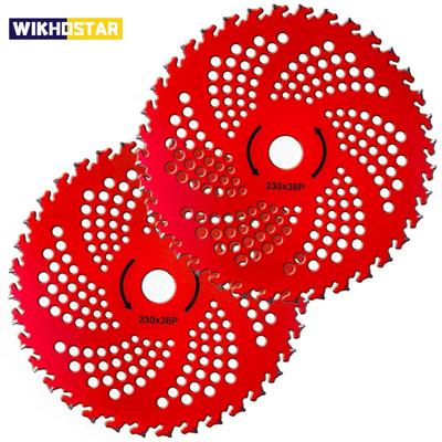 2 шт. 36-зубые лезвия для кустореза с твердосплавными напайками, лезвия для триммера, совместимые с Weed Eater, совместимые с Weed Eater