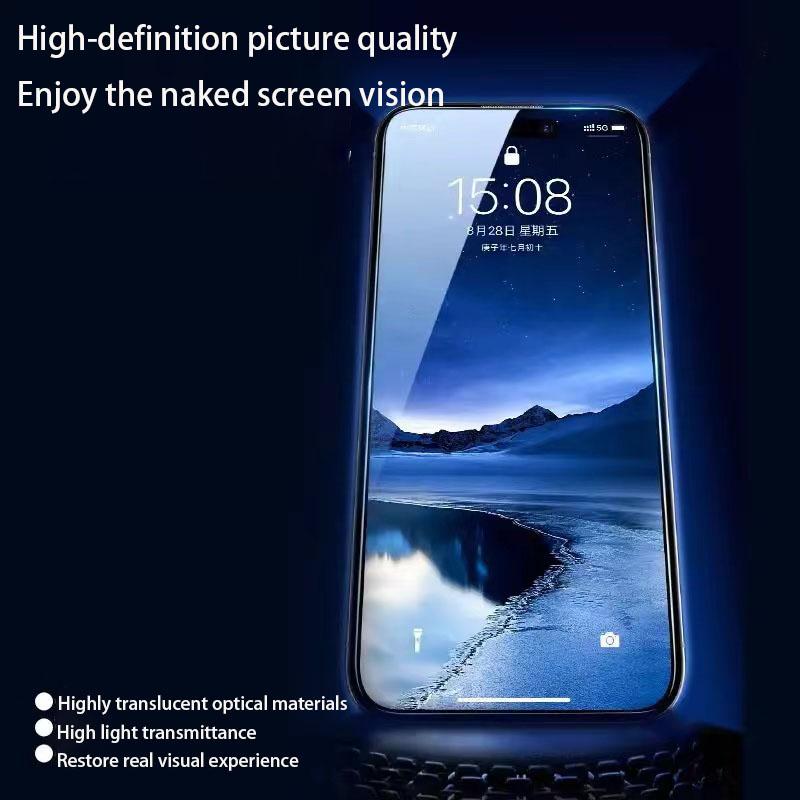 iPhone 16 Pro Privacy Screen Protector - Spyproof 3D Fully Covered Shatter-proof Tempered Glass, Bubble-free,easy To Install and Durable Against Drops
