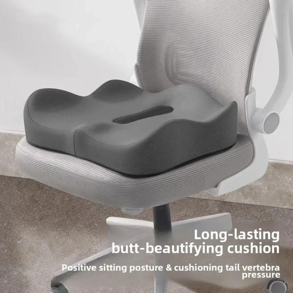 Подушка для автомобильного сиденья из пеноматериала с эффектом памяти, удобная подушка для стула, новая ортопедическая подушка для копчика