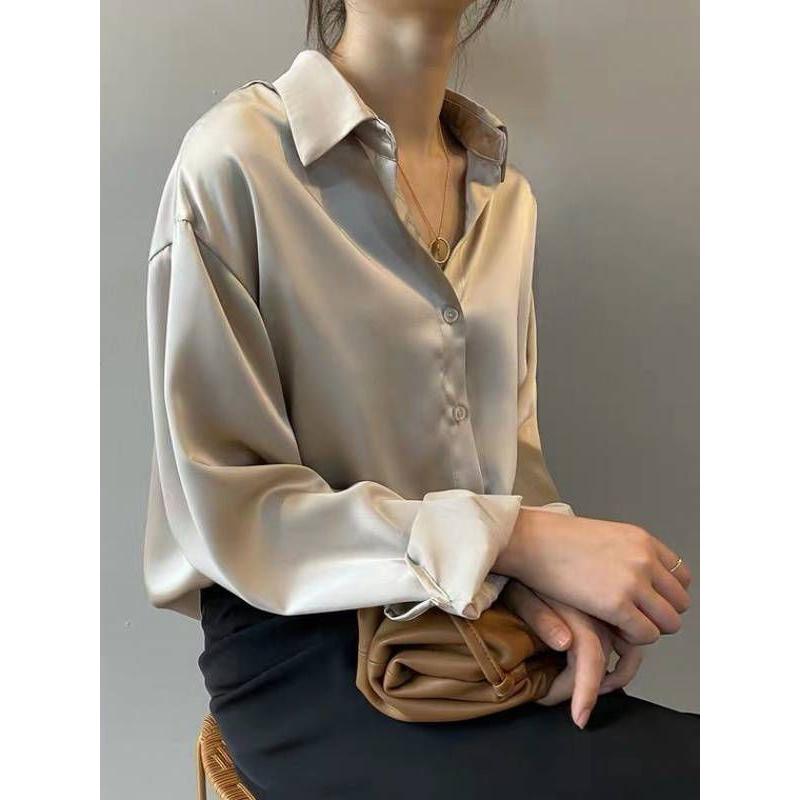 Blusas Mujer Белая рубашка Модная рубашка на пуговицах Винтажная блузка Женская белая леди с длинными рукавами Женские свободные уличные рубашки Дизайнерские топы