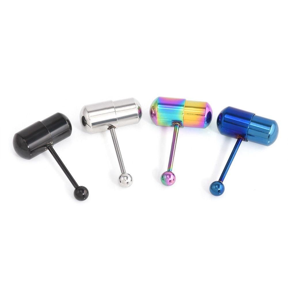 Новинка-вибрационный пирсинг для языка + батарейка