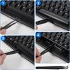 6 PCS Keyboard Key Puller Set Keyboard Puller Set Key Cap Removal Tool Keys Extractor Tool Keyboards Cleaning Tools Keycap Pullers Kit with Keycaps