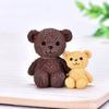 Милые Медведи Маленькие Медведи Куклы DIY Декор Горшечных Растений Ландшафтный Садовый Декор Миниатюрные Поделки Домашний Декор Детские Игрушки