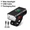 Яркий велосипедный фонарь T6 LED передний USB перезаряжаемый MTB горный велосипедный фонарь 1000LM велосипедный фонарь фонарик для велоспорта скутера