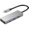 Портативная USB-C док-станция 4K HDTV USB-C адаптер Type C на HDTV USB-разветвитель Type C 2xUSB 3.0 для мобильного телефона