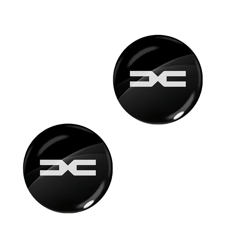 BGW1 14MM Remote car key  aluminum badge, decorative sticker For Dacia Duster Logan MCV Sandero Stepway Dokker Lodgy Car Accessories
