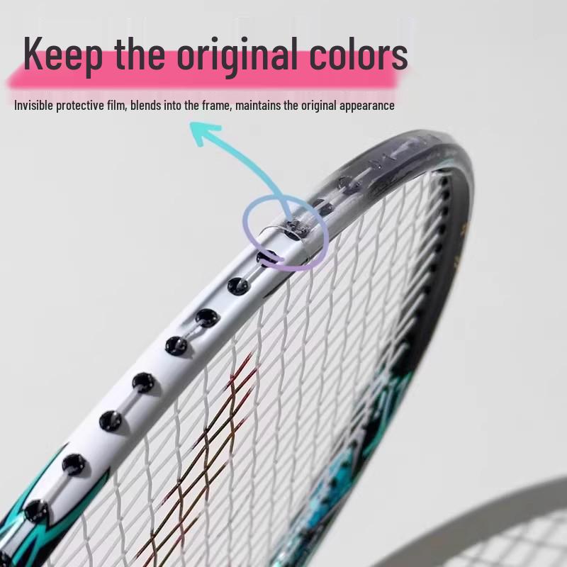 Transparent Badminton Racket Edge Protection Stickers - Newcomer Exclusive