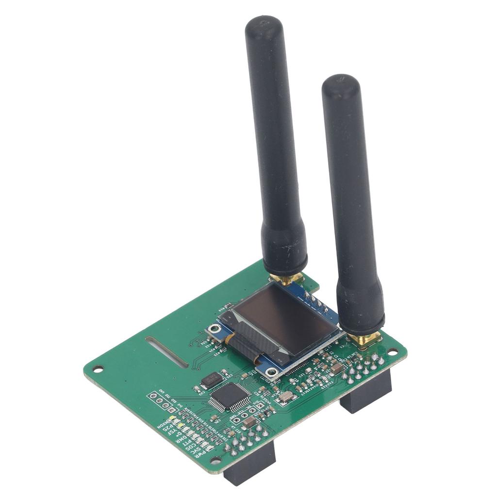 MMDVM Дуплексный модуль точки доступа Двойная плата-шляпа UHF VHF Двойная антенна с 0,96-дюймовым органическим светодиодом для DMR YSF
