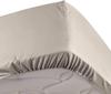 Draps Housse - PROMO LINGE - Percale - 200x160cm - Marron Claire Naturel
