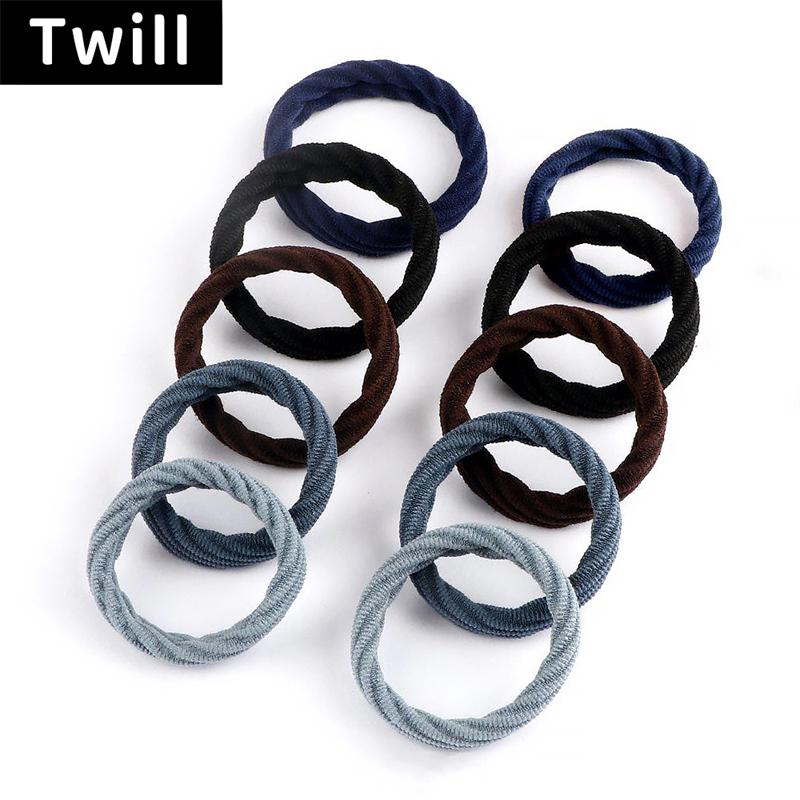 10 шт., простые базовые эластичные резинки для волос для женщин и девочек, резинки для волос, резинки для волос, модные повязки на голову, аксессуары для волос