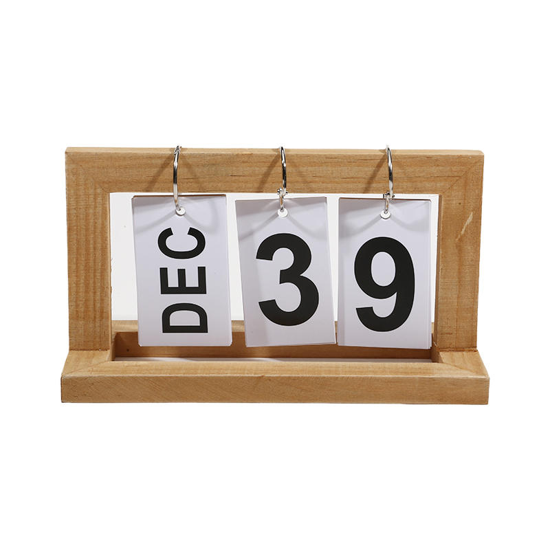 Деревянный Вечный Календарь Перекидной Месяц Дата Настольный Планировщик Дней Ежедневник Офис Домашний Декор Фото Реквизит