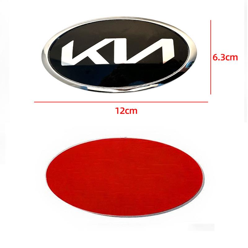 AABIW1 Car Front Gril Rear Trunk Emblem Sticker Accessories For Kia GT-Line Sportage Ceed Rio Picanto Sorento Soul Cerato Venga K9 Niro