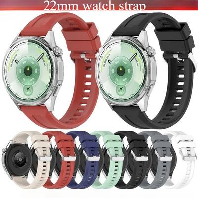 22 мм силиконовый браслет для Huawei Watch GT 6 ремешок GT 5 46 мм Correa спортивный ремешок для Huawei Watch GT 6 Pro 46 мм ремешок GT 5 Pro