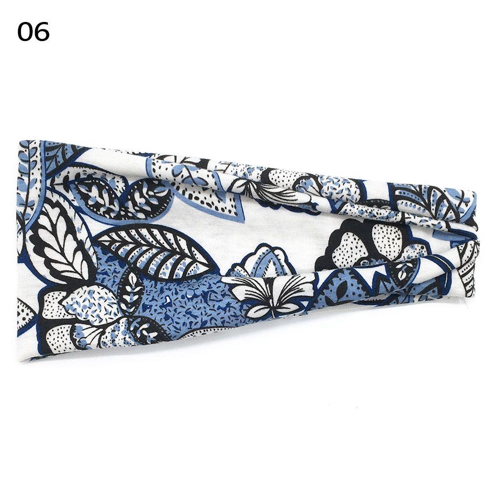 Scrunchy Hairband Sweat Absorbing Running Head Wrap Elastic Turban Women Headbands Sport Bandana