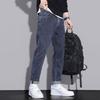 New Straight Jeans Men's Versatile Casual Pants Wear-resistant Washed Straight Pants