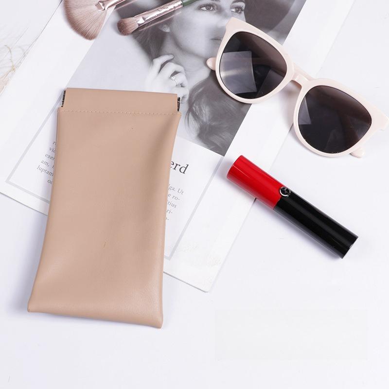 Glasses Storage Bag, Scratch Resistant and Durable. Sunglasses Bag, with Elastic Opening That Automatically Closes