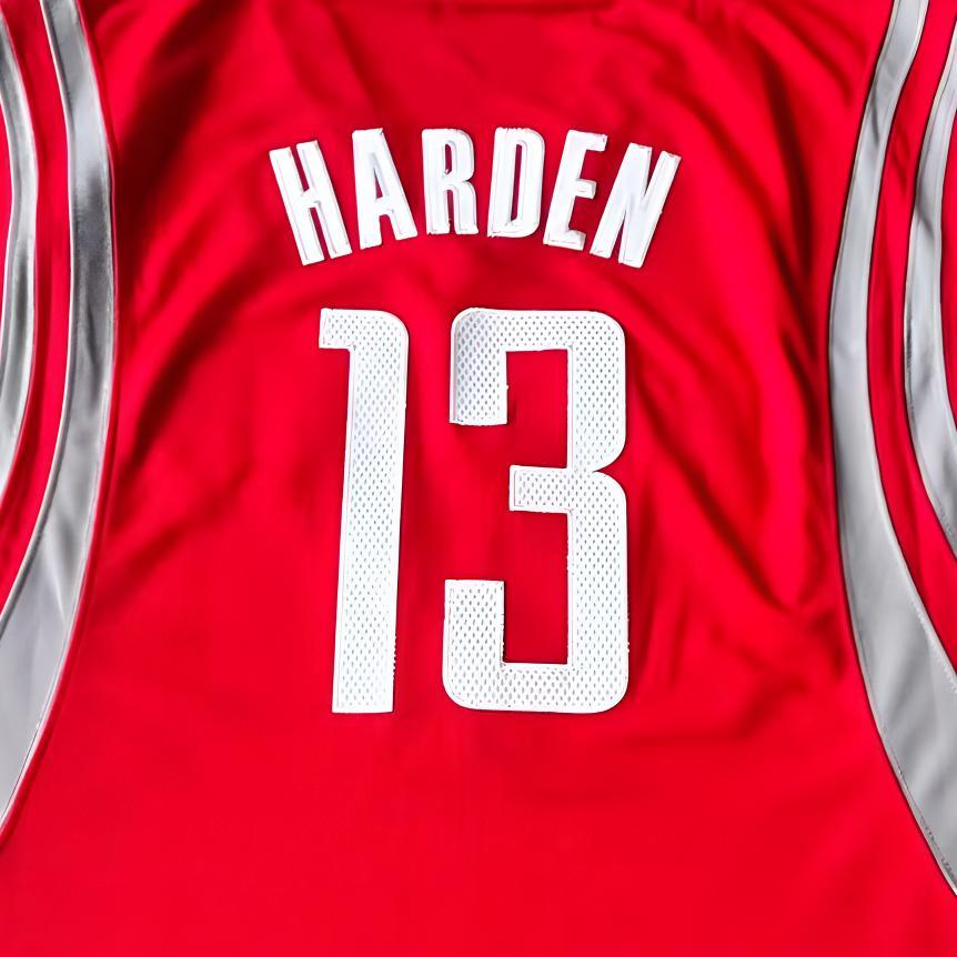 adidas Джерси НБА Харден Рокетс 13 Безрукавная баскетбольная майка Унисекс Топы 7912A-3RD-K92072