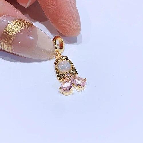 MIGGA новые сказки, маленький циркон, кулон принцессы с камнем, ожерелье золотого цвета, регулируемая цепочка