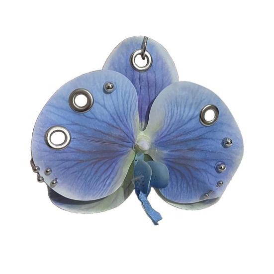 Брелок-подвеска в форме цветка, реалистичный внешний вид, легкий сплав, органайзер для ключей, цветочная декорация для сумки