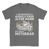 Unisex Wounisex Nunca Subestimes A Un Viejo En Moto Never Underestimate An Old Unisex On A Motorcycle T Shirt Pure Cotton Print Tee Shirt
