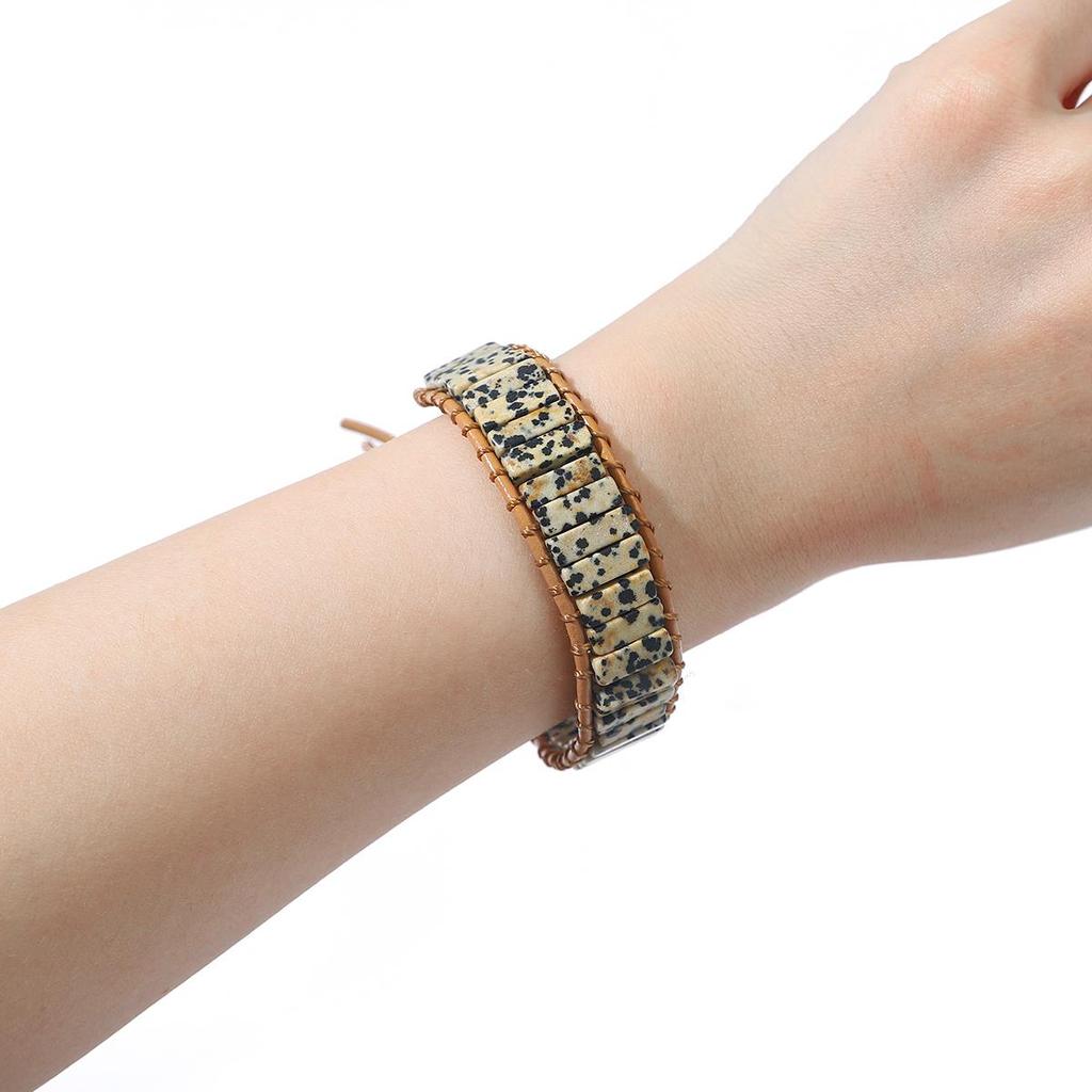 30 шт. Бусины из натурального камня, квадратные бусины-трубочки, агат, тигровый глаз, аметист, разделительные бусины для изготовления украшений, DIY браслет, ожерелье, серьги (40см)