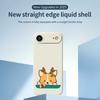 For iPhone 17 Air Case Cute Deer Pattern Printing Straight Edge TPU Phone Back Cover
