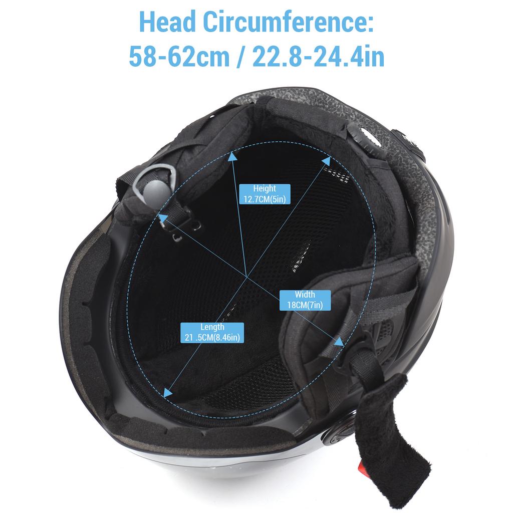 Лыжный шлем. Защитное снаряжение для сноуборда. Защитное снаряжение для зимних видов спорта. Защита головы для зимних видов спорта.