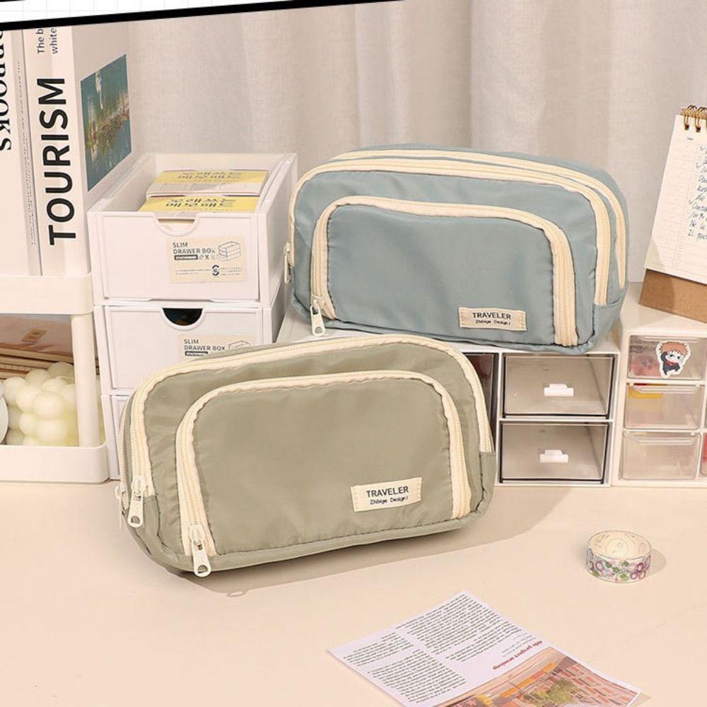 Эстетика для девочек школьные принадлежности пенал пенал школьные кейсы держатель канцелярских принадлежностей сумка