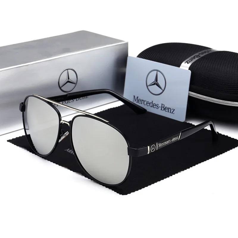 Mercedes Benz A B C E V R S Class ML SL GLA GLB GLC GLK GLS SLK Vito Автомобильные Мужские и Женские Поляризованные Солнцезащитные Очки Антибликовые Очки
