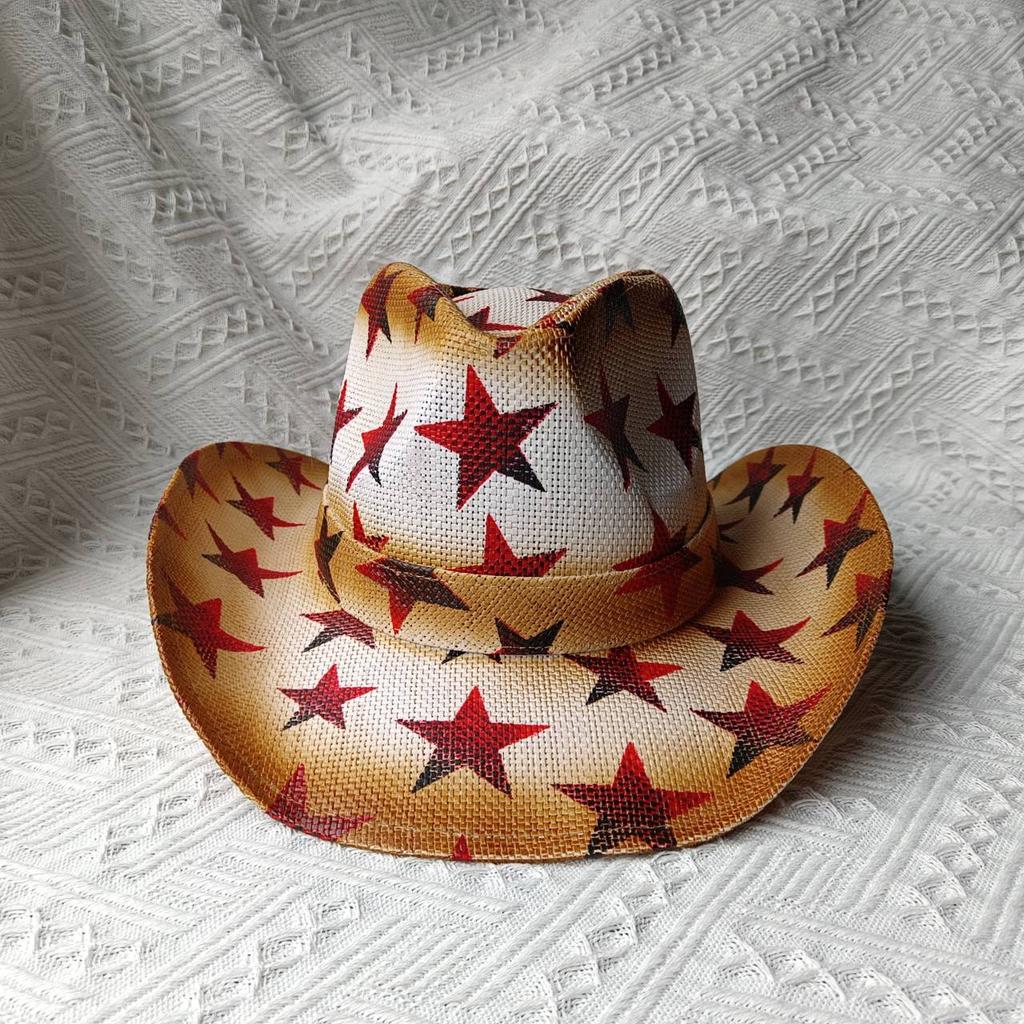 Розовая ковбойская шляпа в стиле вестерн, летняя солнцезащитная шляпа, соломенная шляпа для мужчин и женщин, ковбойская шляпа, сомбреро, хомбре