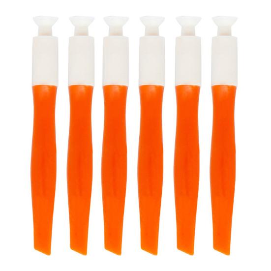 2/4/6 шт. Инструменты для нейл-арта с присоской, подъемник, лопатка, двусторонние, без повреждений, для снятия типс, накладных ногтей, домашние, салонные, аксессуары для ногтей