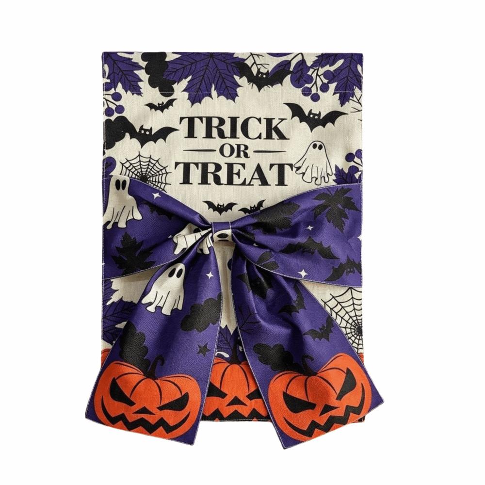 Washable Halloween Decoration Cloth Fall Garden Flag Multiple Styles Sign Outdoor Decoration  Deck