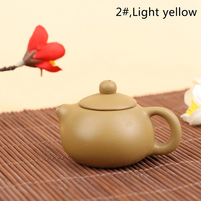 1 шт. фиолетовый глиняный чайник для чая, карманный чайный набор для домашних животных, украшения для чая