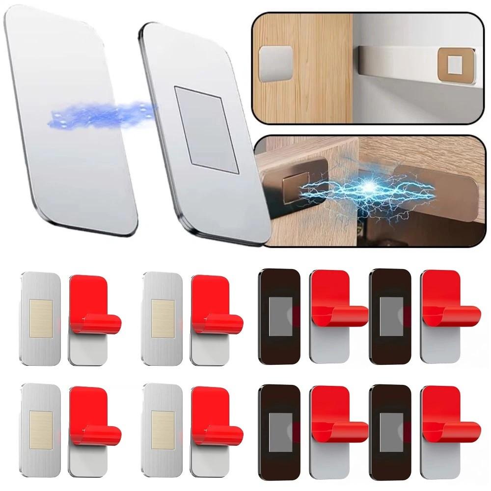 4 Set Ultra-Thin Drawer Magnet Self-Adhesive Cabinet Catch Magnetic Cabinet Door Catch Bathroom