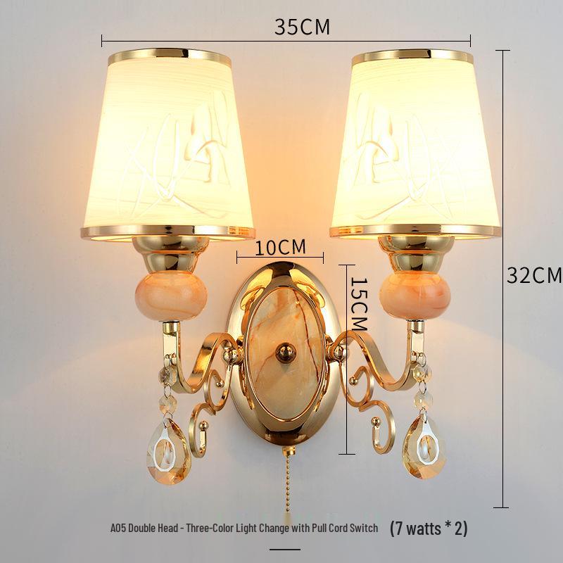 2025 Современный теплый настенный светильник для спальни, гостиной, столовой и лестницы