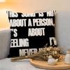 Cushion Cover  Linen  SkinFriendly Soft Decorative Case for Sofa Home Decor Charlie Puth Pillow cover