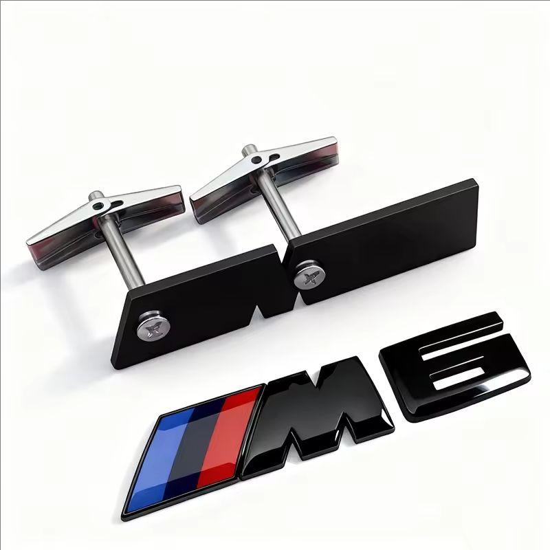 CTCE1 3D ABS/Metal Car Styling Front Grille Badge Emblem Accessory For BMW M E46 E90 E60 F30 F10 E39 E36 F20 G30 G20 E87 E92 E91 E30