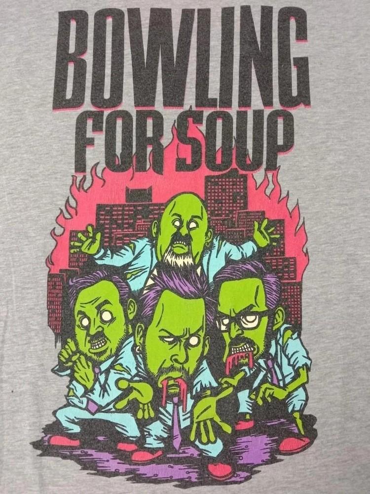 Trend Bowling For Soup band Tshirt Fan unisex S5XL Gray Color Unisex T-Shirt