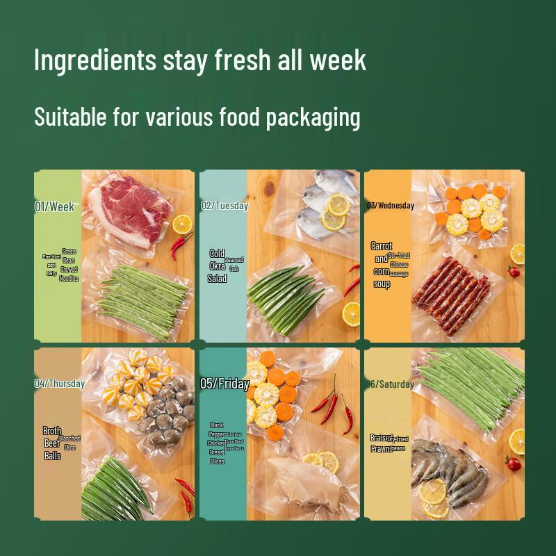 Deli Vacuum Sealer Machine with 50 Food Bags