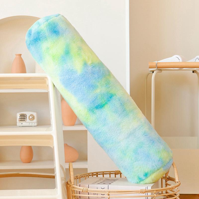 Красочная цилиндрическая длинная подушка-валик для дивана, прикроватная длинная спинка, независимый вкладыш, съемная и стирающаяся, подушка для сна на боку, подушка для ног