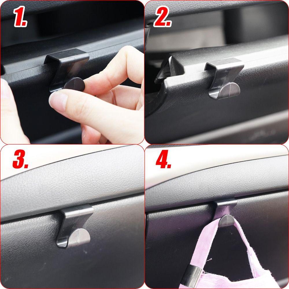 Thin Clip Car Glove Box Hook Plastic Car Clip Hook New Car Hanging Hook Vehicle Accessories