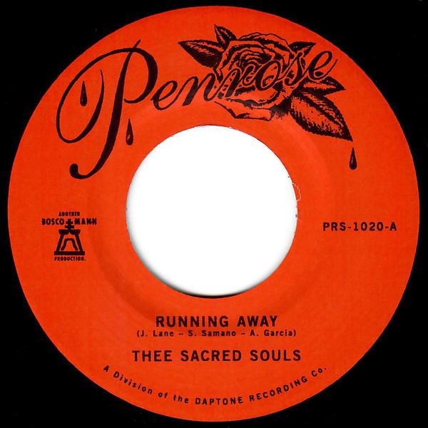 7-дюймовая пластинка THEE SACRED SOULS Running Away PRS1020 PENROSE 2023 США SoulFunk