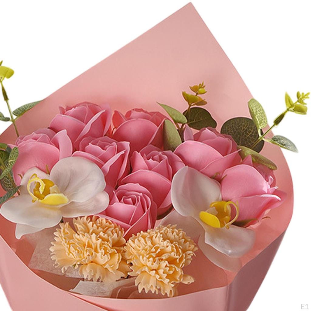 Букет из мыльных роз, элегантный романтический декор для годовщины церемонии